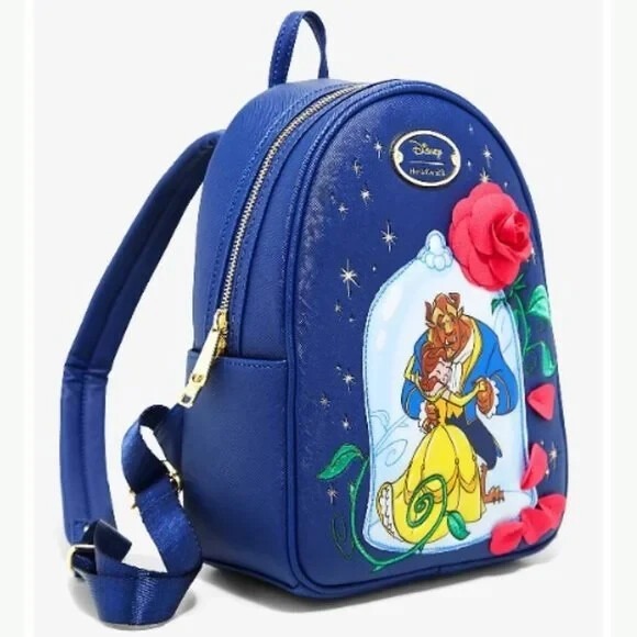 Her Universe Disney Beauty and the Beast Tale as Old as Time‎ Mini Backpack - Picture 2 of 5